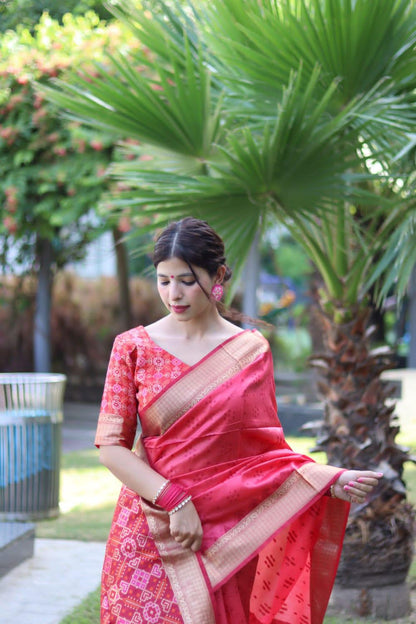 Beautiful Designer Soft Desi Tussar Weaving Saree