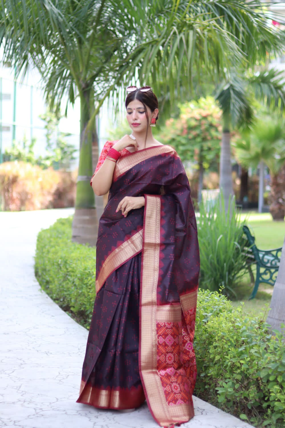 Beautiful Designer Soft Desi Tussar Weaving Saree