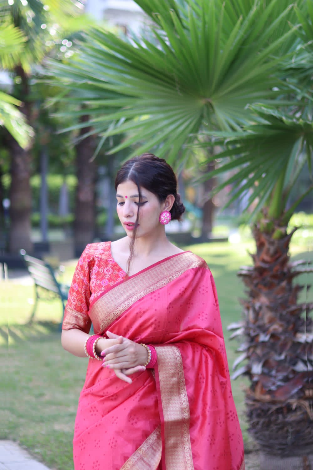 Beautiful Designer Soft Desi Tussar Weaving Saree