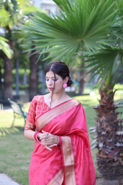 Beautiful Designer Soft Desi Tussar Weaving Saree
