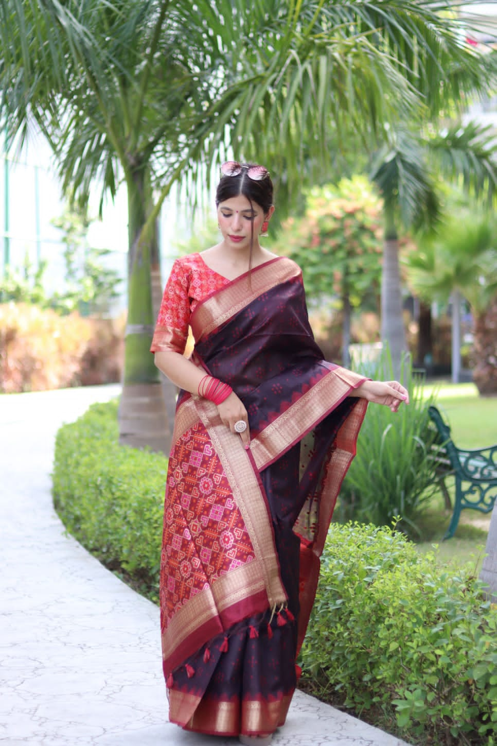 Beautiful Designer Soft Desi Tussar Weaving Saree