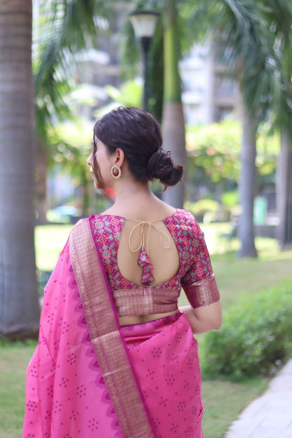 Beautiful Designer Soft Desi Tussar Weaving Saree