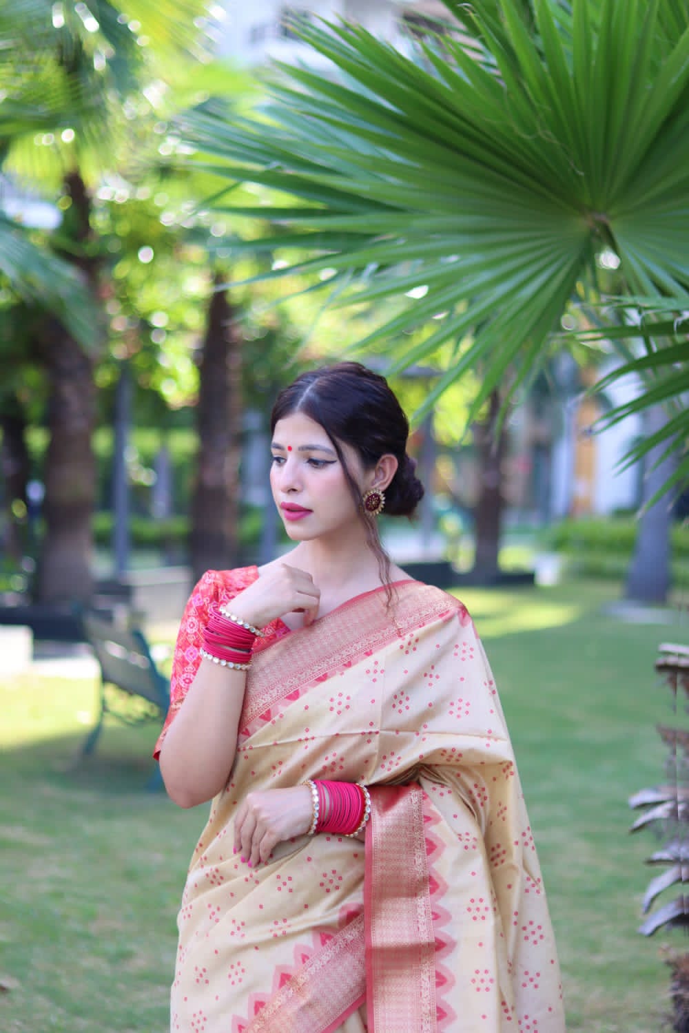 Beautiful Designer Soft Desi Tussar Weaving Saree