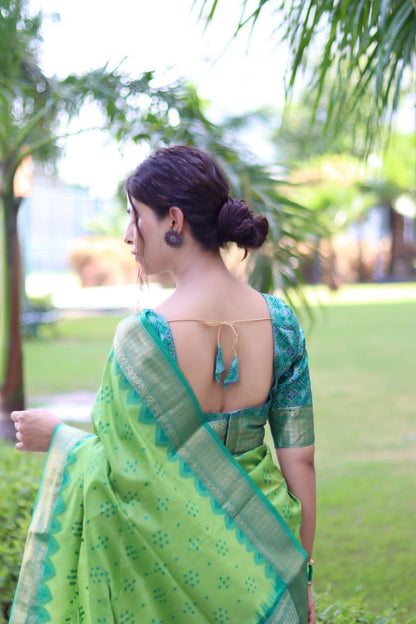 Beautiful Designer Soft Desi Tussar Weaving Saree