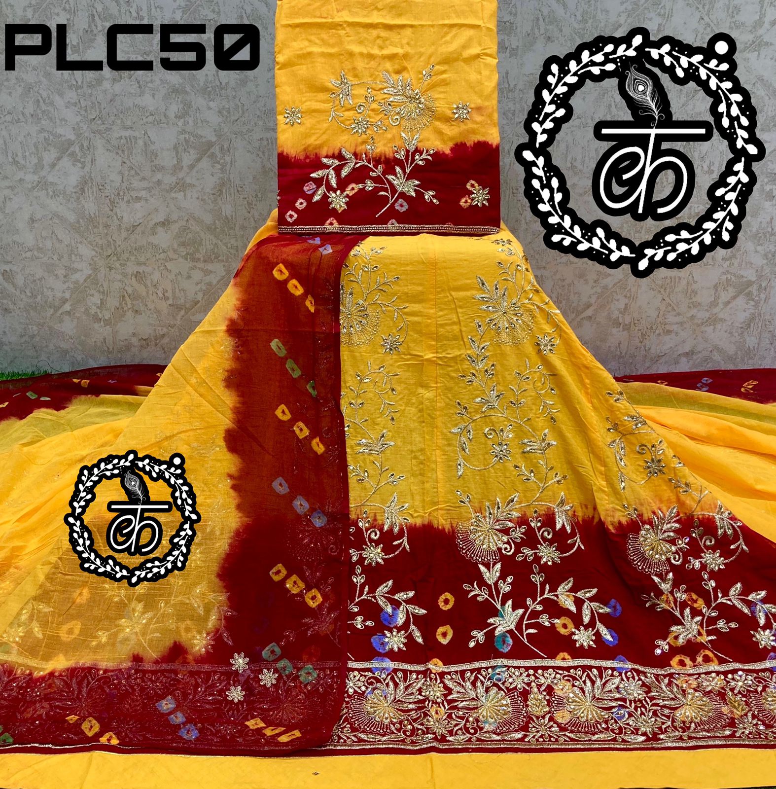 Beautiful Rajsthani Traditional Designer Georgette Rajputi Poshak