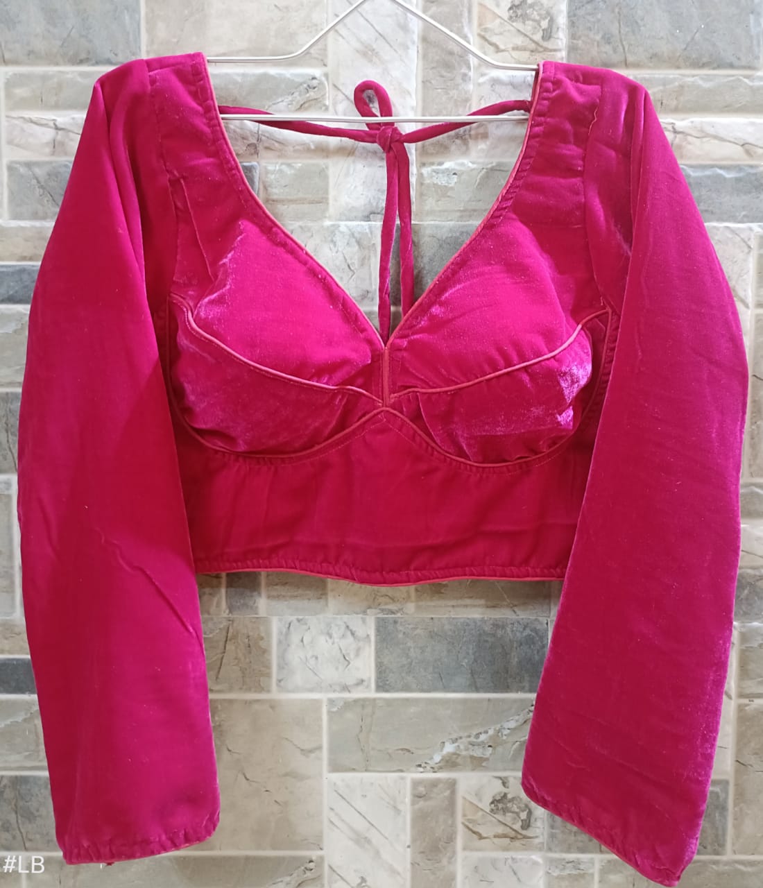 Beautiful Designer Sabyasachi Full Sleeve Velvet Blouse