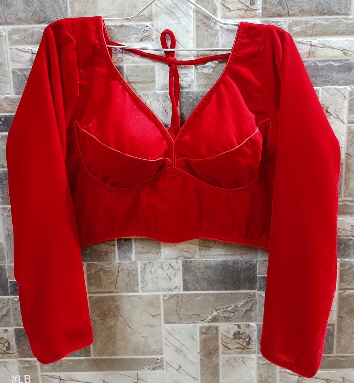 Beautiful Designer Sabyasachi Full Sleeve Velvet Blouse