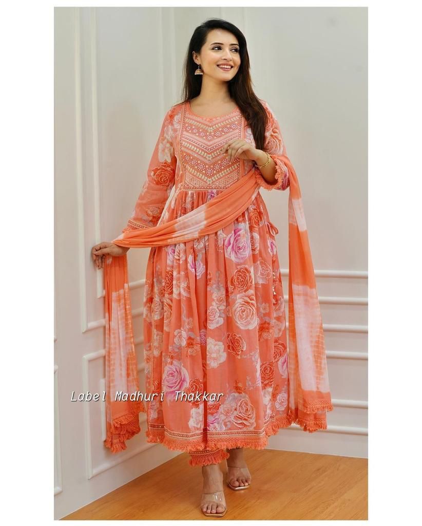 Beautiful Designer Nyra Cut Cotton Suit