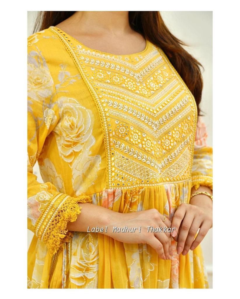 Beautiful Designer Nyra Cut Cotton Suit