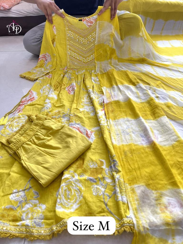 Beautiful Designer Nyra Cut Cotton Suit
