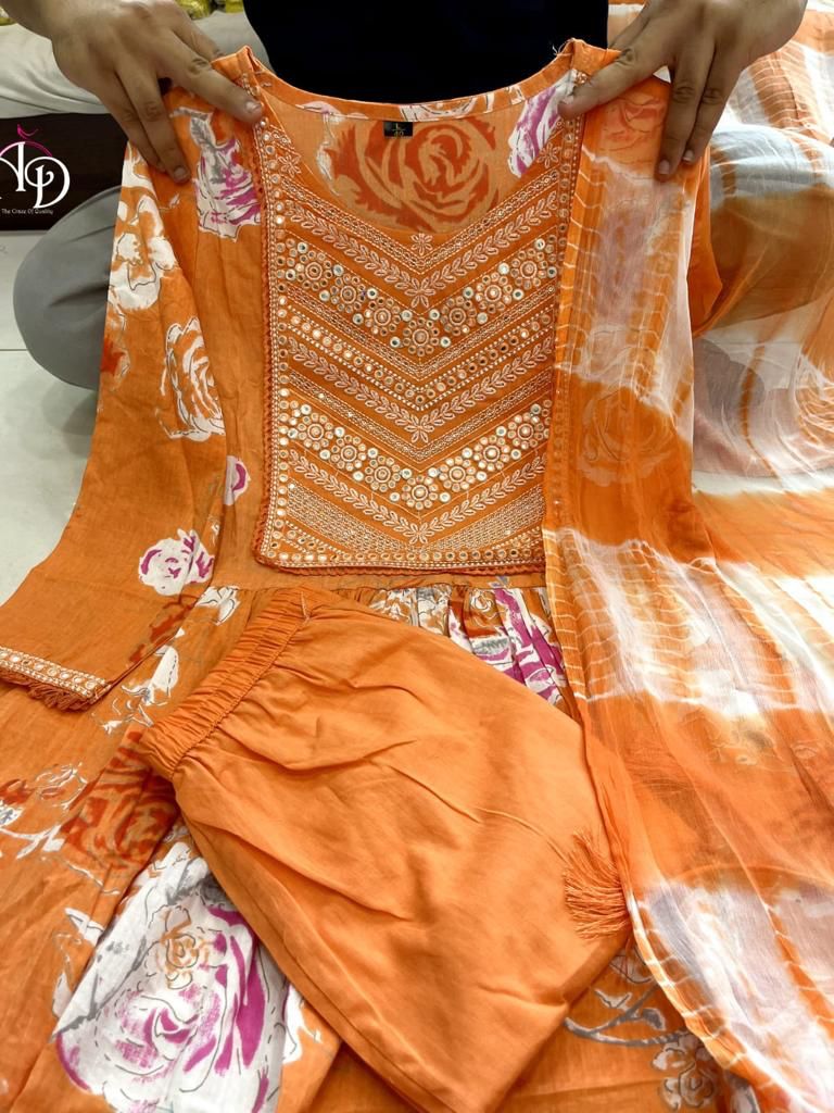 Beautiful Designer Nyra Cut Cotton Suit