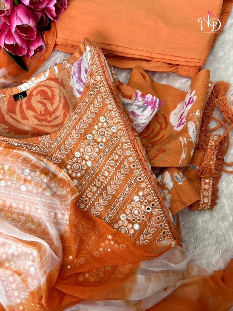 Beautiful Designer Nyra Cut Cotton Suit