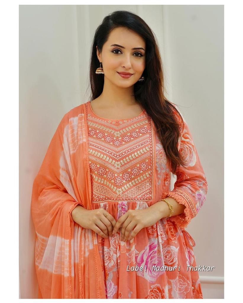 Beautiful Designer Nyra Cut Cotton Suit