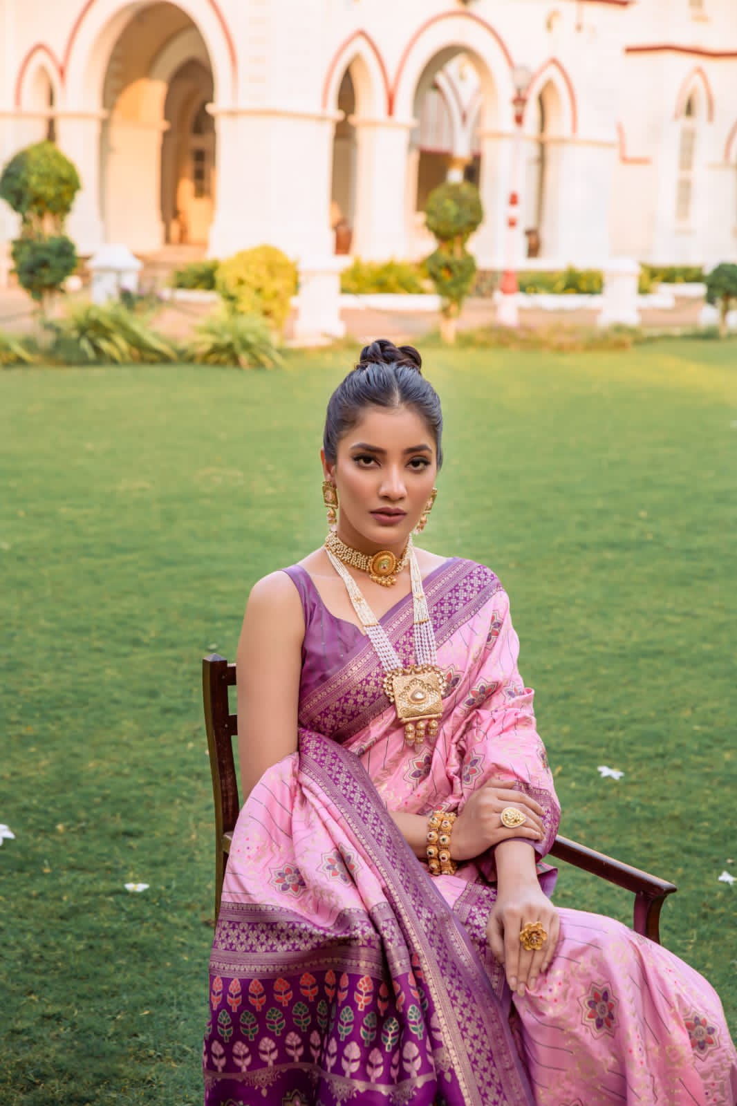 Beautiful Designer Banarasi Soft Silk Patola Saree