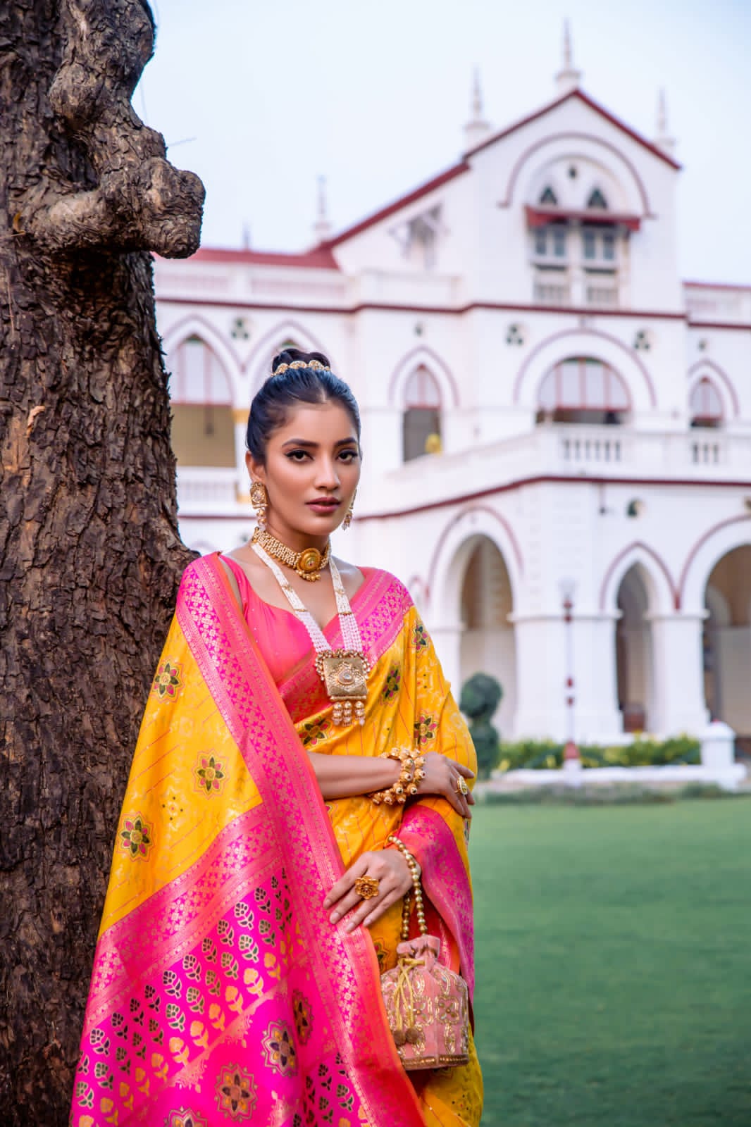 Beautiful Designer Banarasi Soft Silk Patola Saree