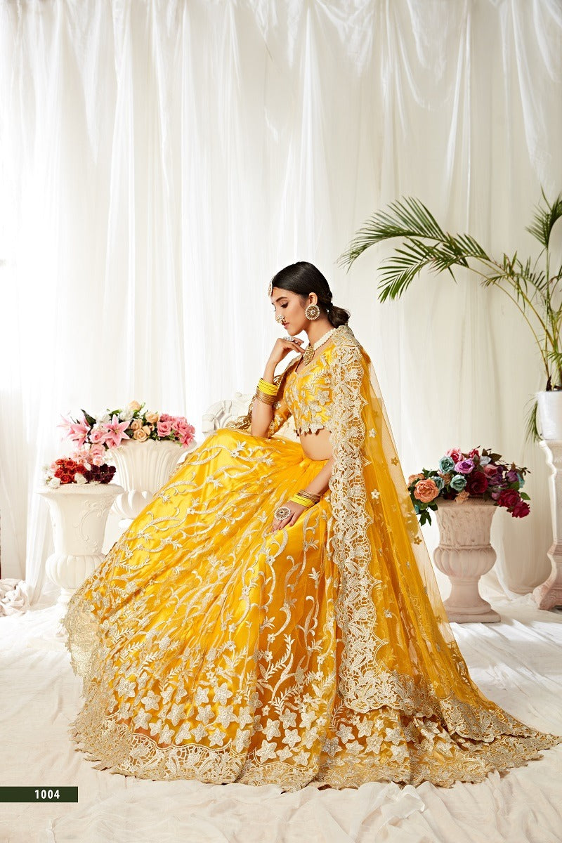 Designer Party Wear Look Heavy Lehenga Choli With Dupatta Agnilekha 1004