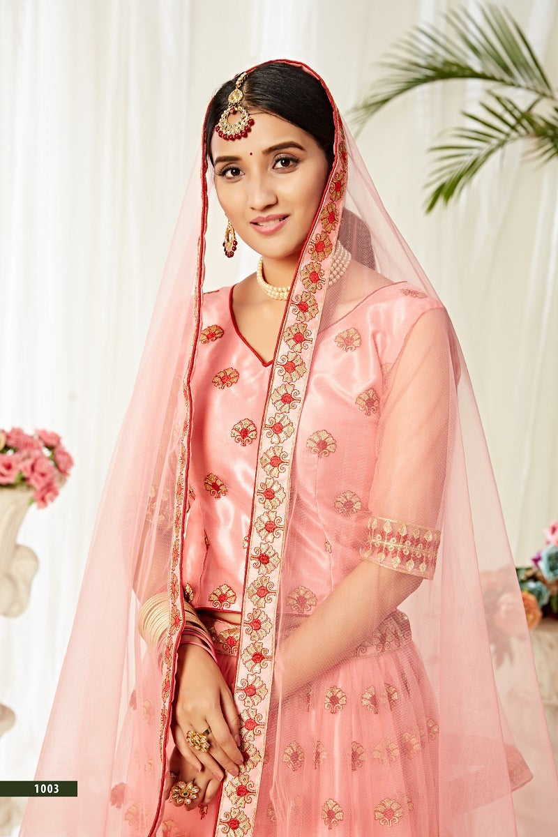 Designer Party Wear Look Heavy Lehenga Choli With Dupatta Agnilekha 1003