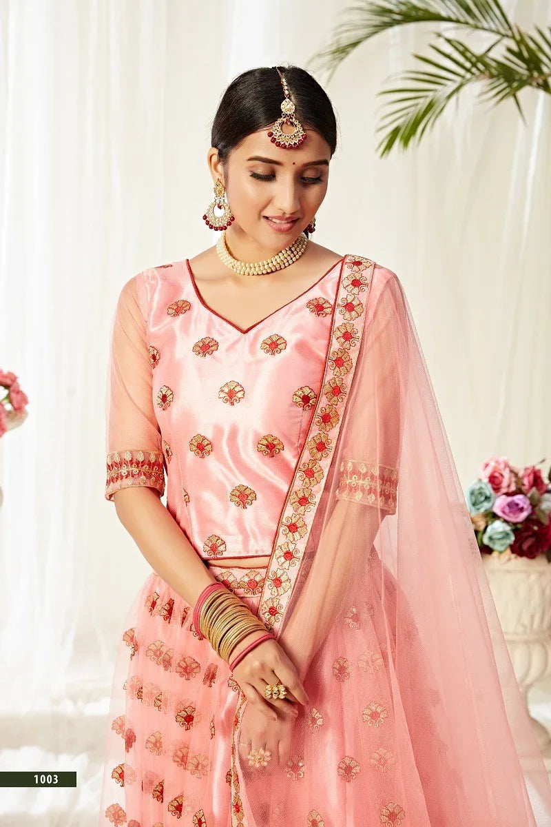 Designer Party Wear Look Heavy Lehenga Choli With Dupatta Agnilekha 1003