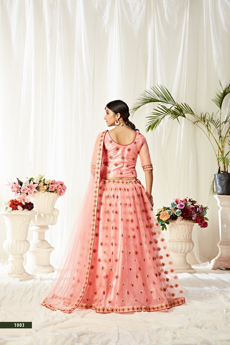 Designer Party Wear Look Heavy Lehenga Choli With Dupatta Agnilekha 1003