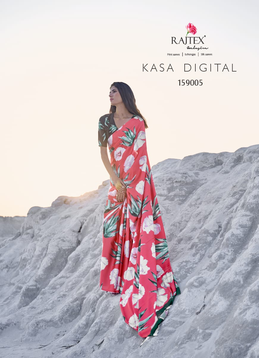 Rajtex Kasa Digital Ethnic Wear Silk Saree Collection 159005