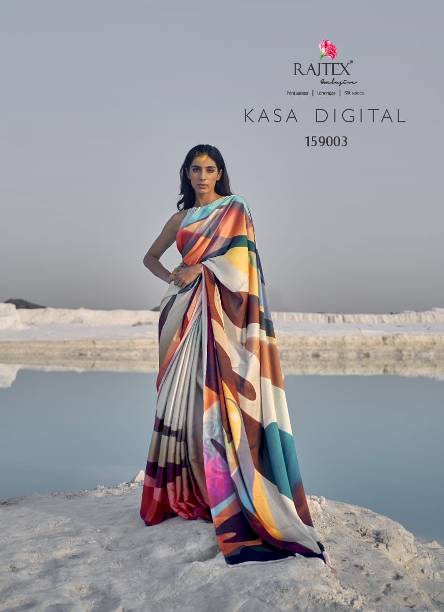 Rajtex Kasa Digital Ethnic Wear Silk Saree Collection 159003