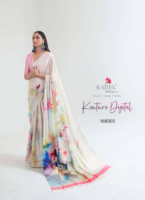 Rajtex Kasa Digital Ethnic Wear Silk Saree Collection 168005