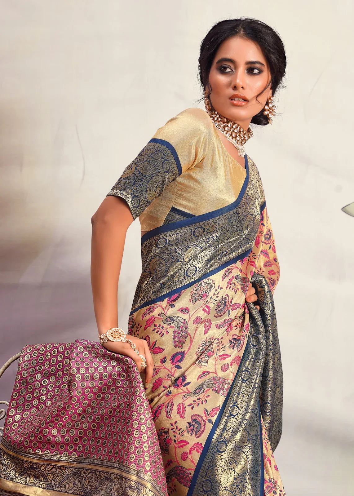Rajpath Kaval Silk Series 193001-193006 Pure Dharamavaram Silk Saree