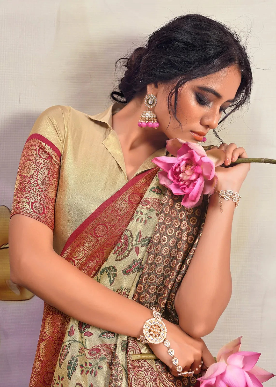Rajpath Kaval Silk Series 193001-193006 Pure Dharamavaram Silk Saree