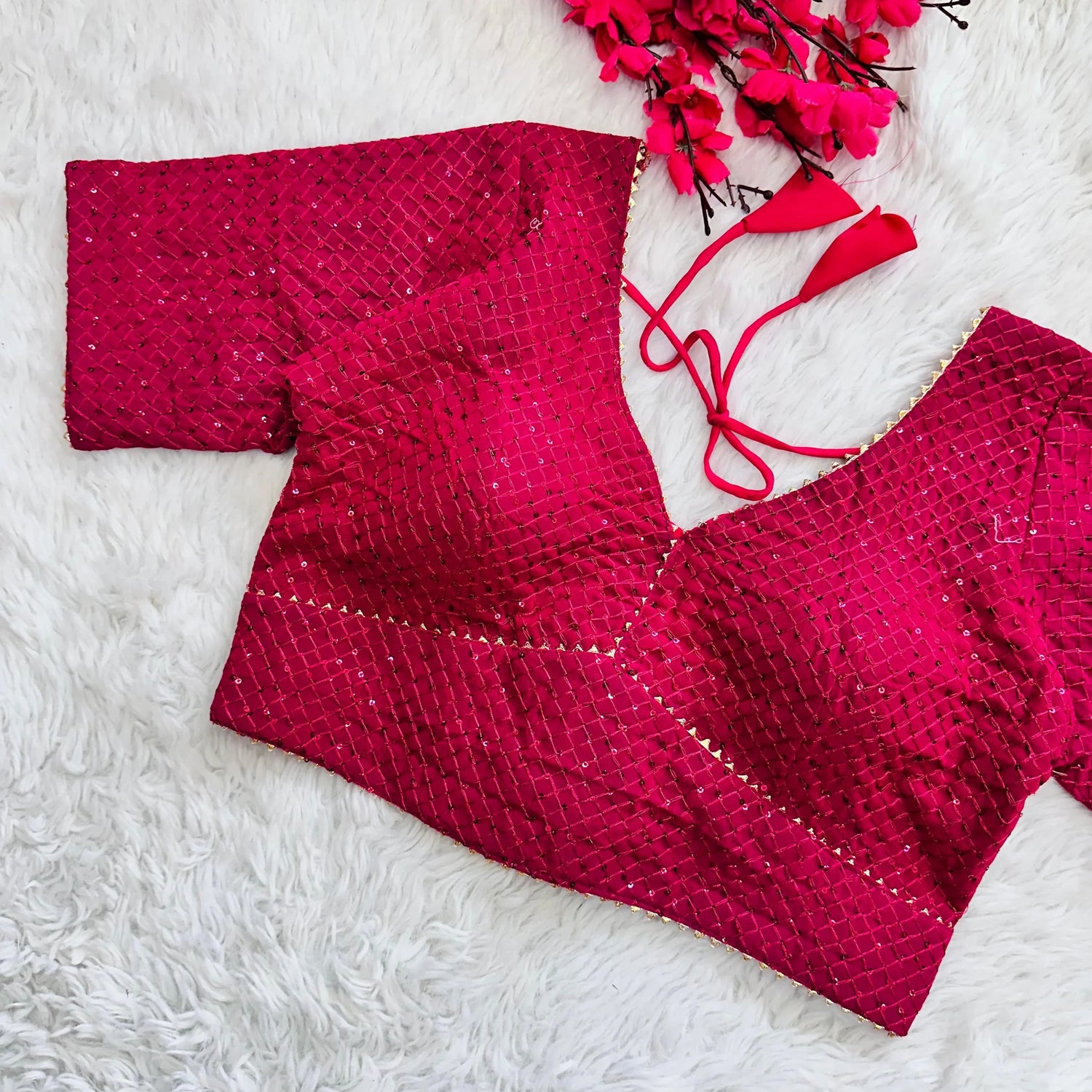 Beautiful Designer Sequence Blouse