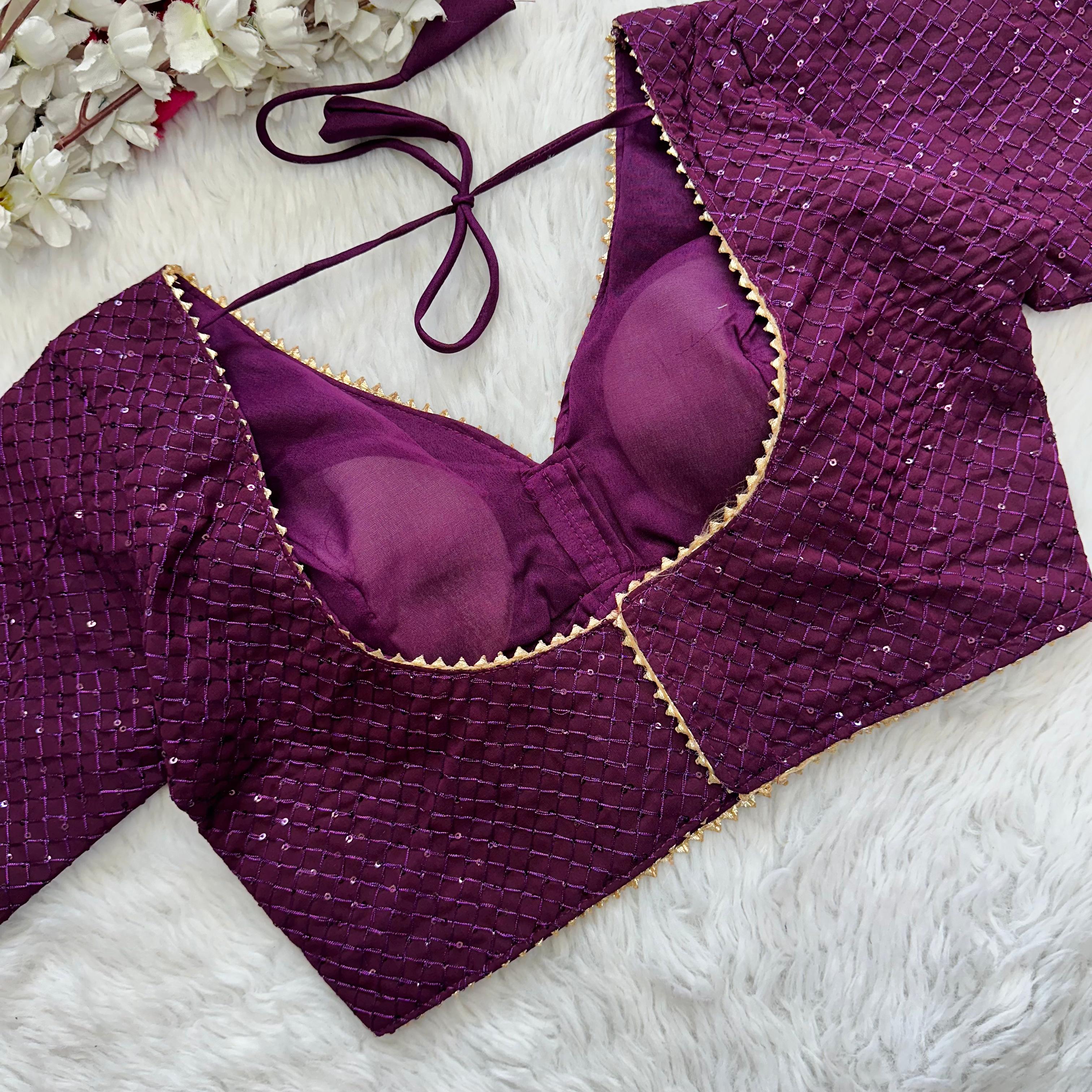 Beautiful Designer Sequence Blouse