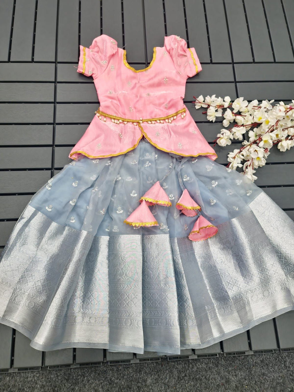 Beautiful Designer Kids Lehenga Choli - Main Image