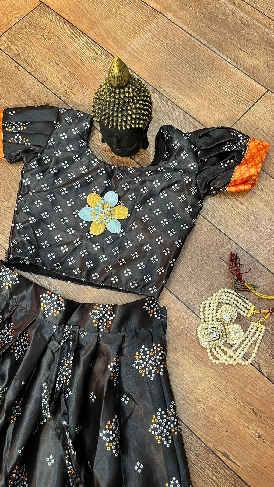 Trending Beautiful Satin Printed Lahenga Choli