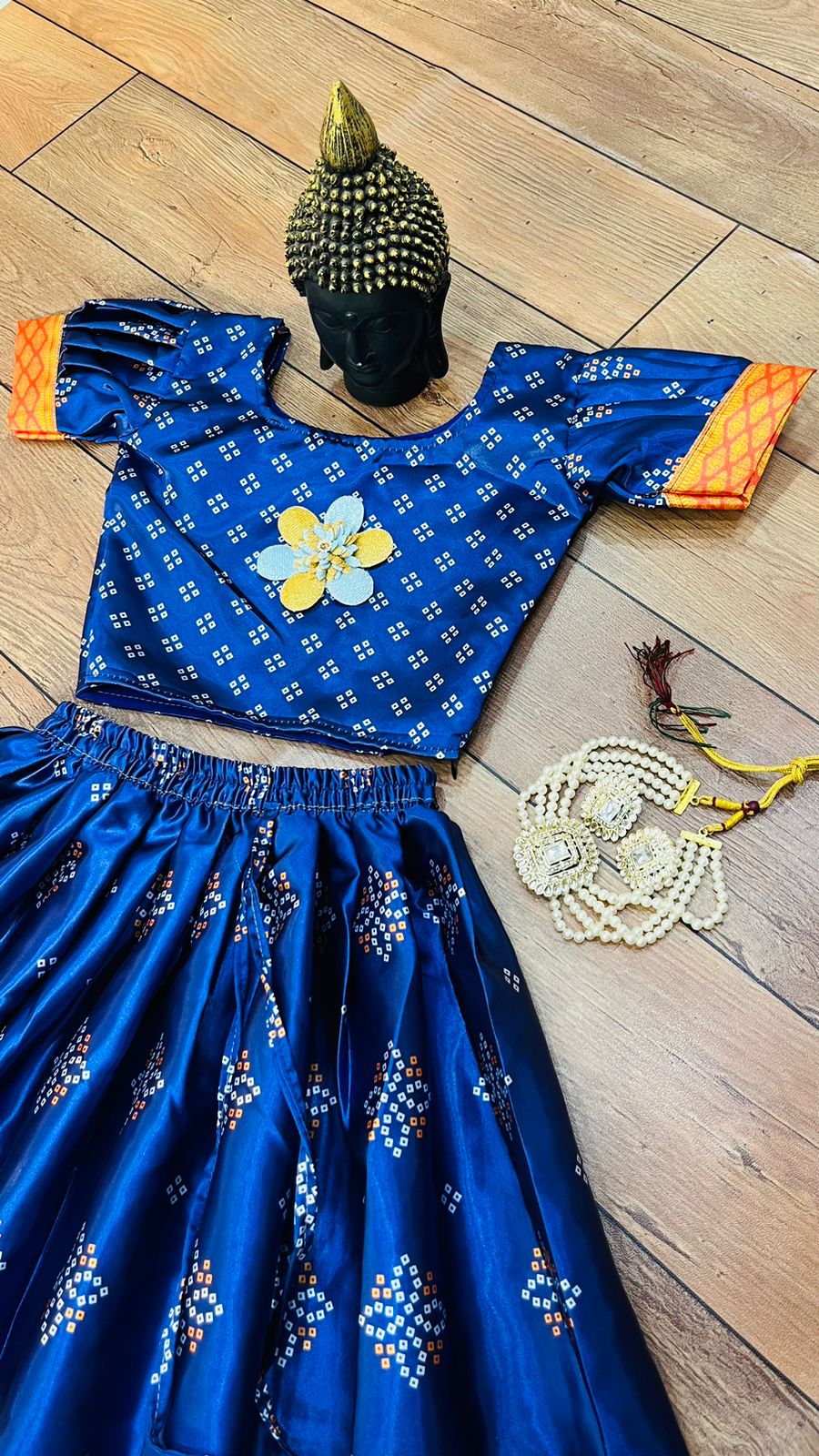 Trending Beautiful Satin Printed Lahenga Choli