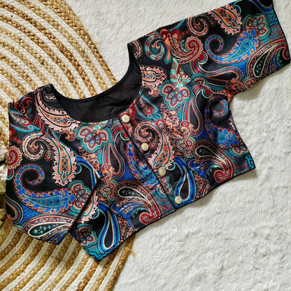 Beautiful Sabyasachi Style Decent Print Designer Blouse