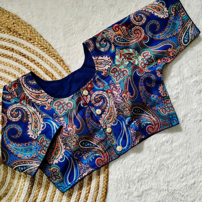 Beautiful Sabyasachi Style Decent Print Designer Blouse