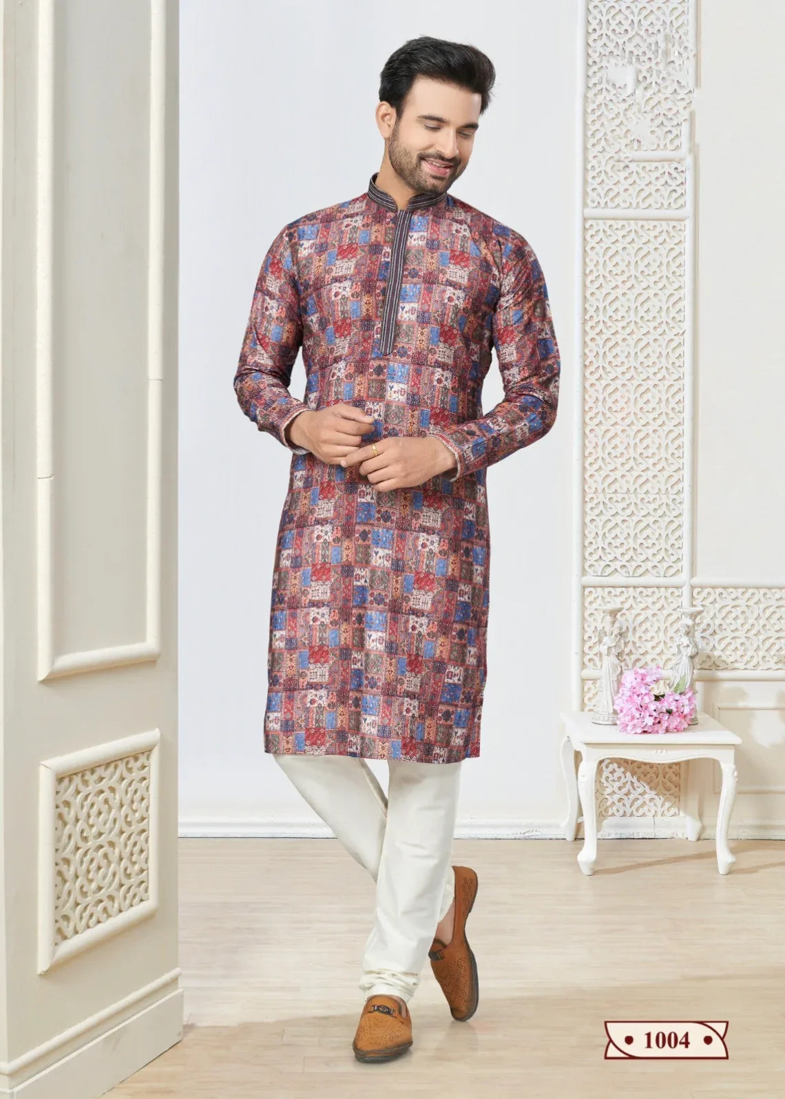 Wedding Collection Series New Designs in Pintex Work Kurta Pajama
