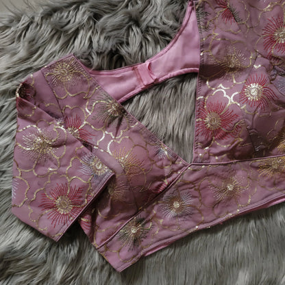 Beautiful wear Golden sequence Blouse