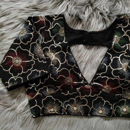 Beautiful wear Golden sequence Blouse