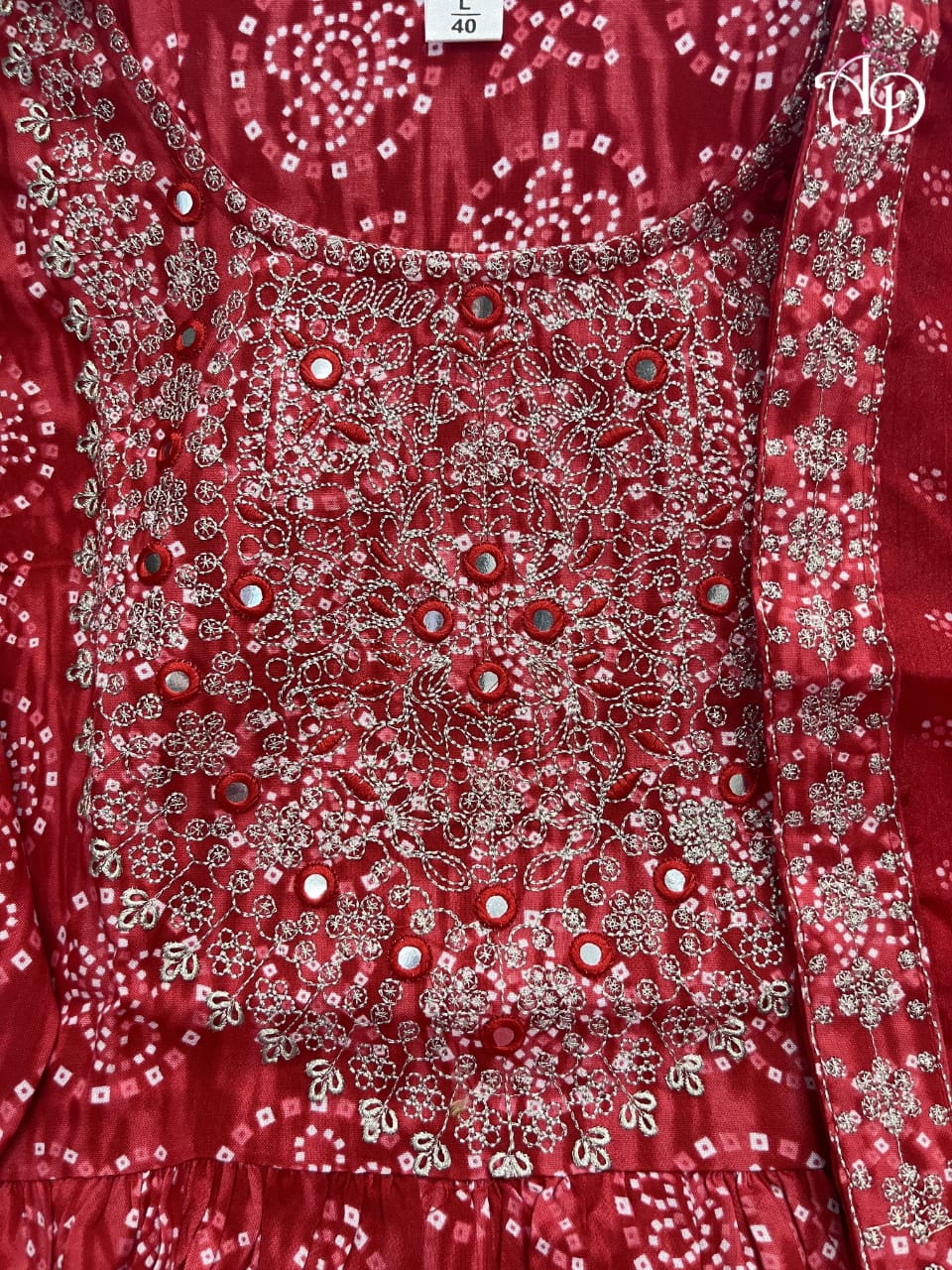 Beautiful Designer Sharara Set with Short Anarkali Top