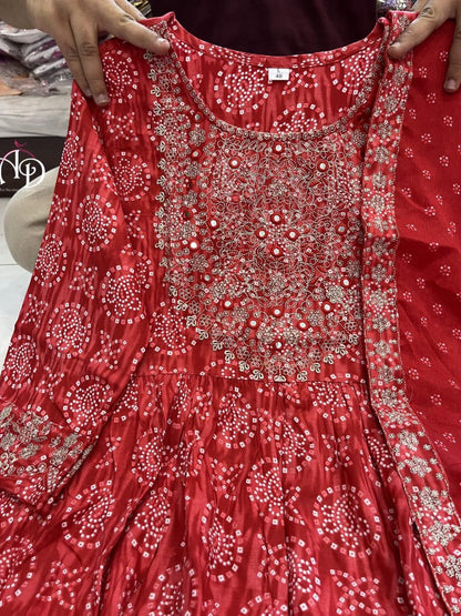 Beautiful Designer Sharara Set with Short Anarkali Top
