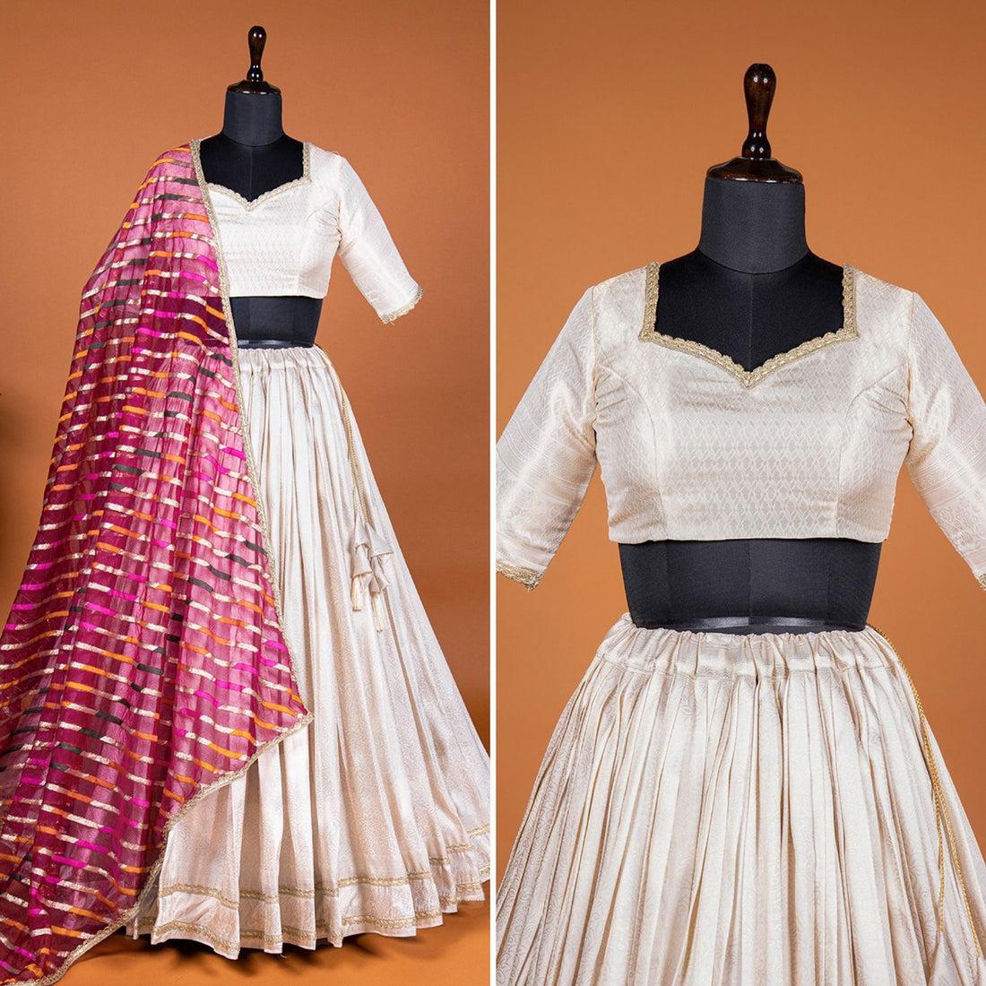 Beautiful Designer Tradition jacquard silk Lehenga Choli Design 2001