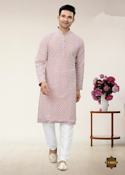 Festival Season New  Lakhnowi Work Kurta Pajama