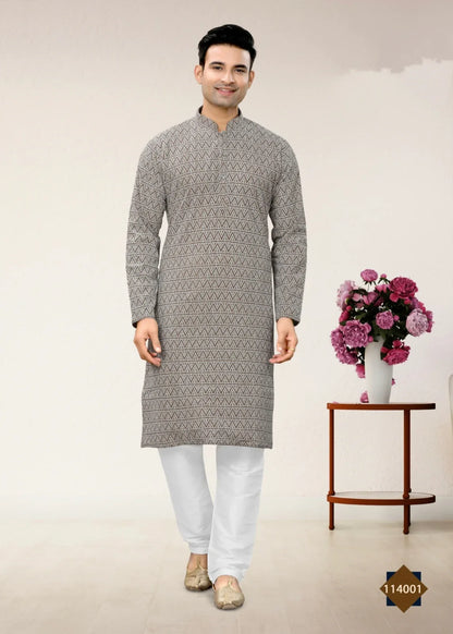 Festival Season New  Lakhnowi Work Kurta Pajama
