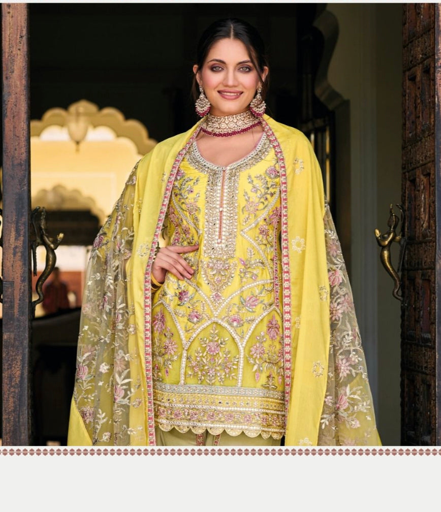 Beautiful Designer Zaveri Amber Punjabi Chudidar Suit 1631