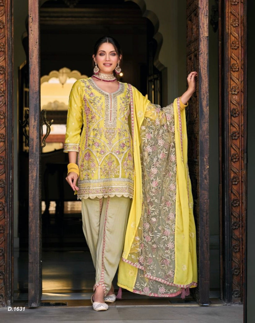 Beautiful Designer Zaveri Amber Punjabi Chudidar Suit 1631