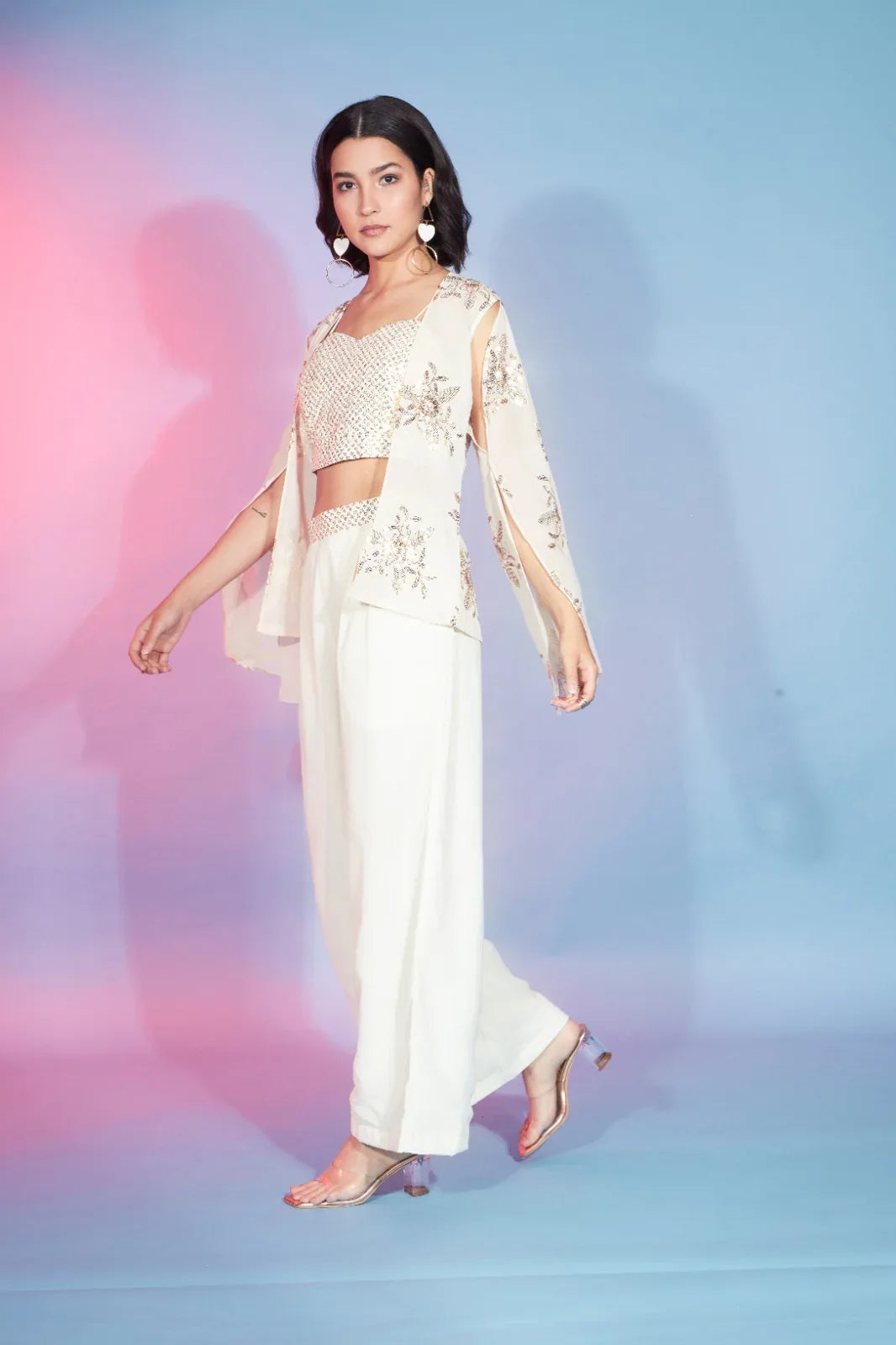 New Designer Exclusive Stitched Ethnic Co-Ords Set Collection