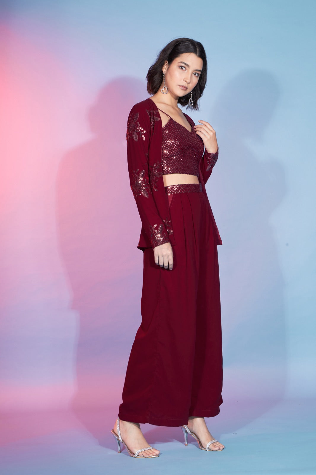 New Designer Exclusive Stitched Ethnic Co-Ords Set Collection