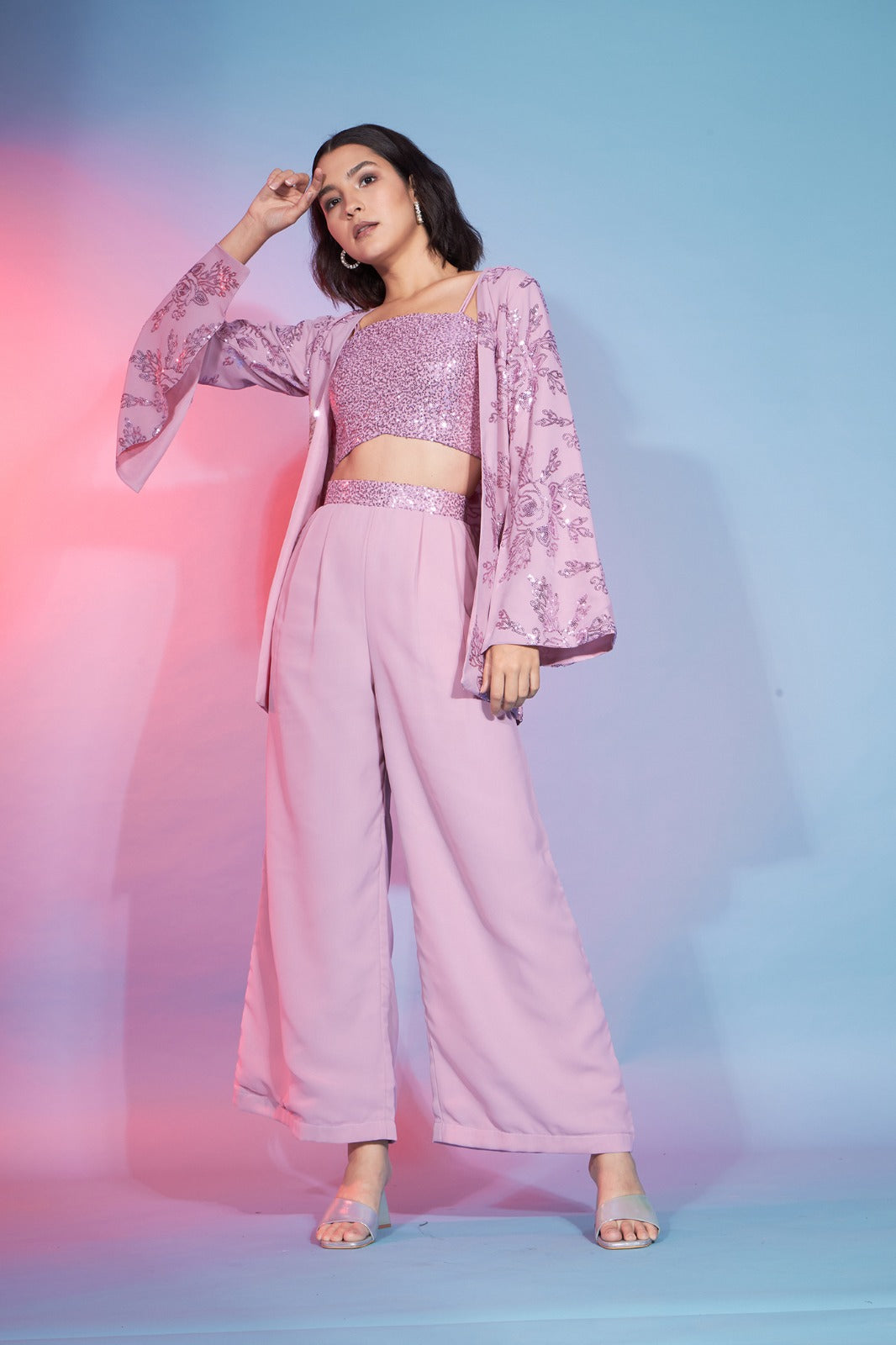 New Designer Exclusive Stitched Ethnic Co-Ords Set Collection