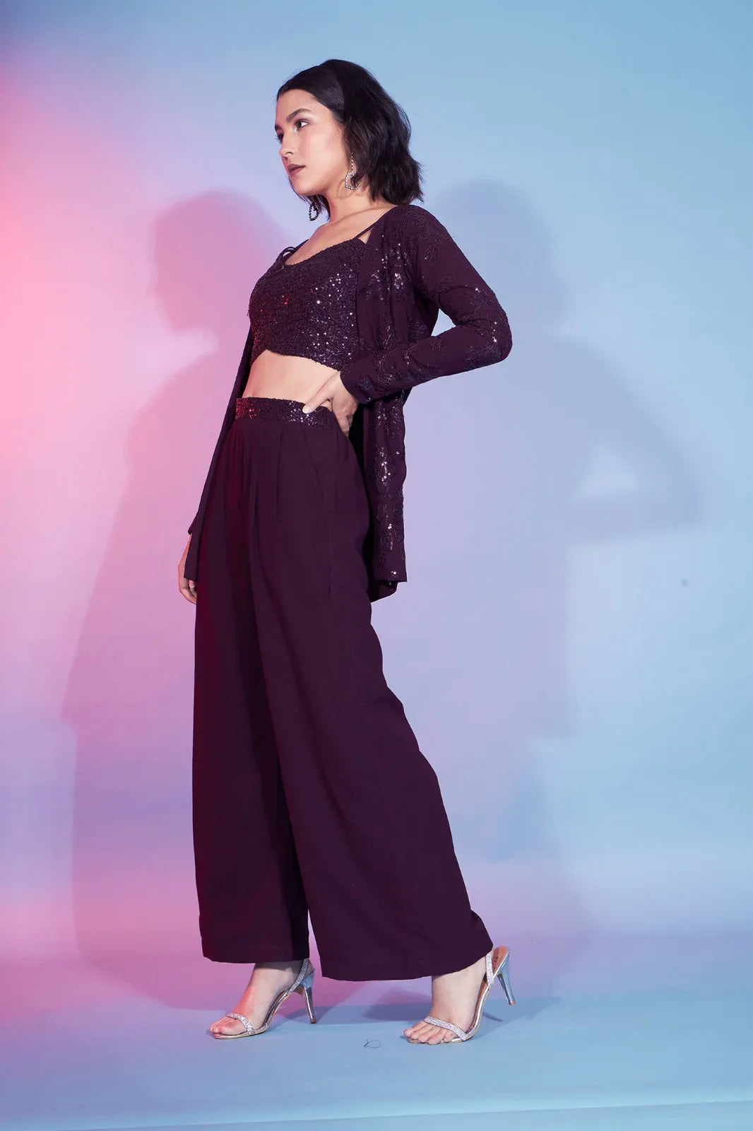 New Designer Exclusive Stitched Ethnic Co-Ords Set Collection