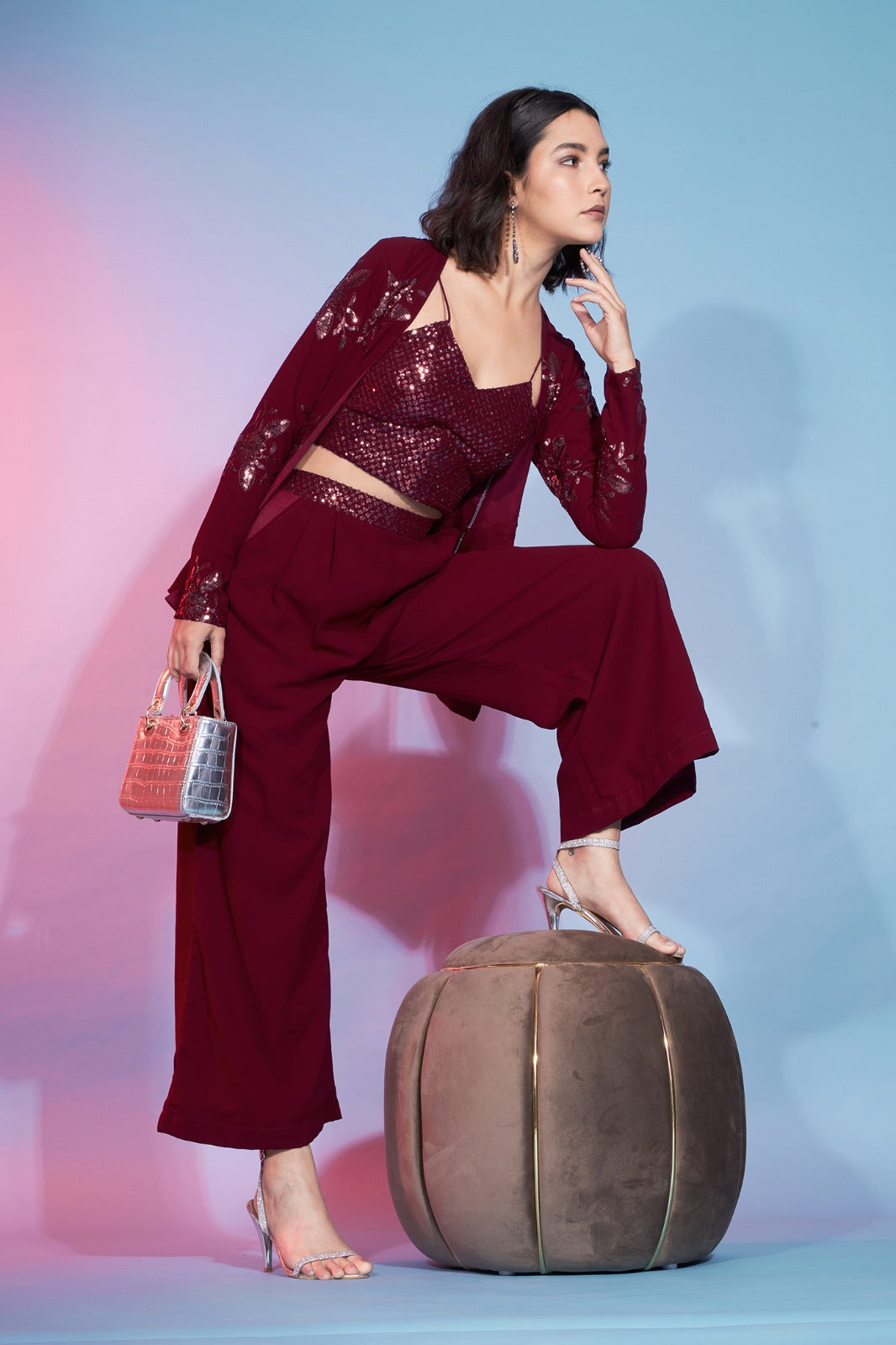 New Designer Exclusive Stitched Ethnic Co-Ords Set Collection